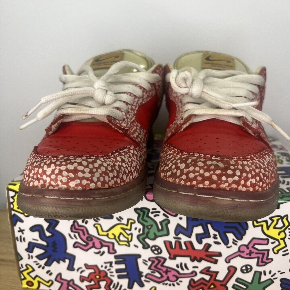 Nike SB Dunk Low Stingwater Magic Mushroom Men’s Size 8 DH7650-600 OG Retro Red - Picture 4 of 16